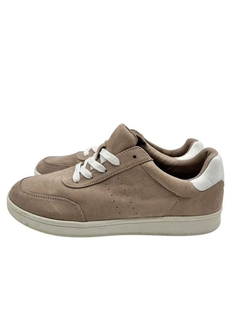 Old Navy Womens Comfort Light Taupe Classic Sneakers Size 8